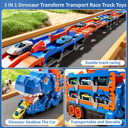 CLYRO Dino Transport Truck Toy